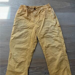 Urban Outfitters Men's Cargo Pants in Mustard